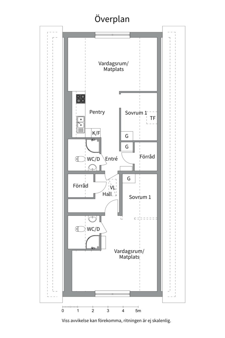 Planlösning från Lodjursvägen 9, Såld i Vreta, Uppsala