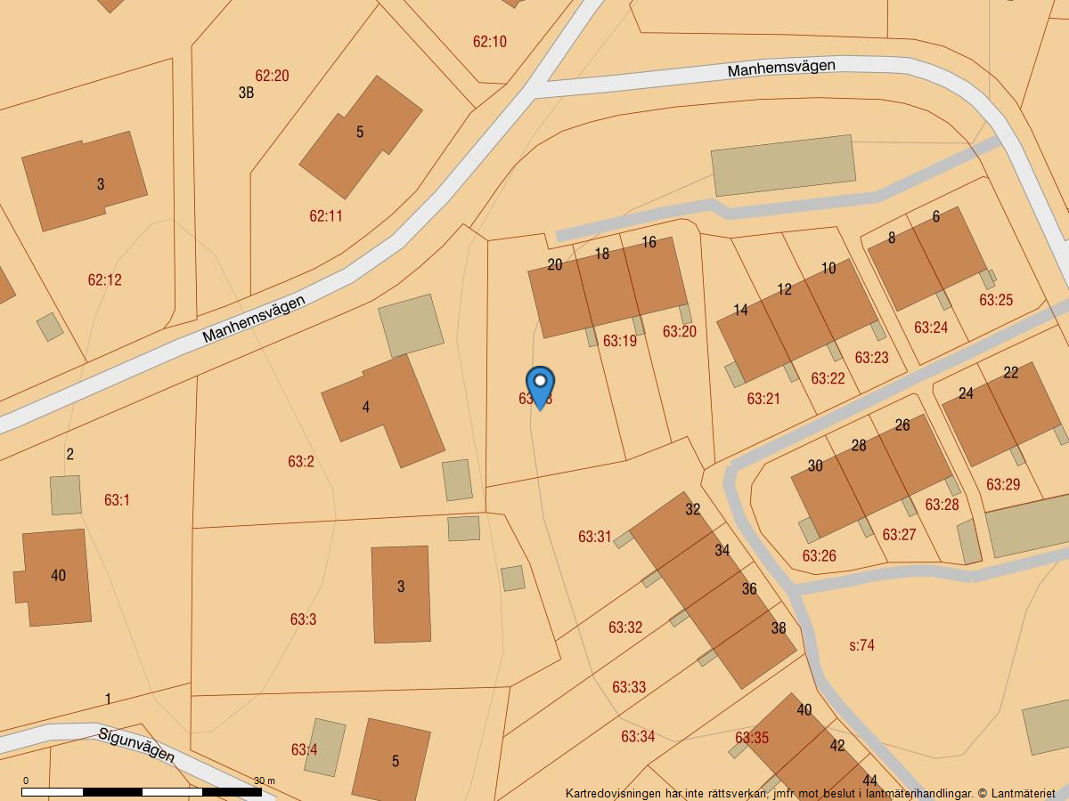 Bostadsbild från Manhemsvägen 20, Såld i Skuru, Nacka