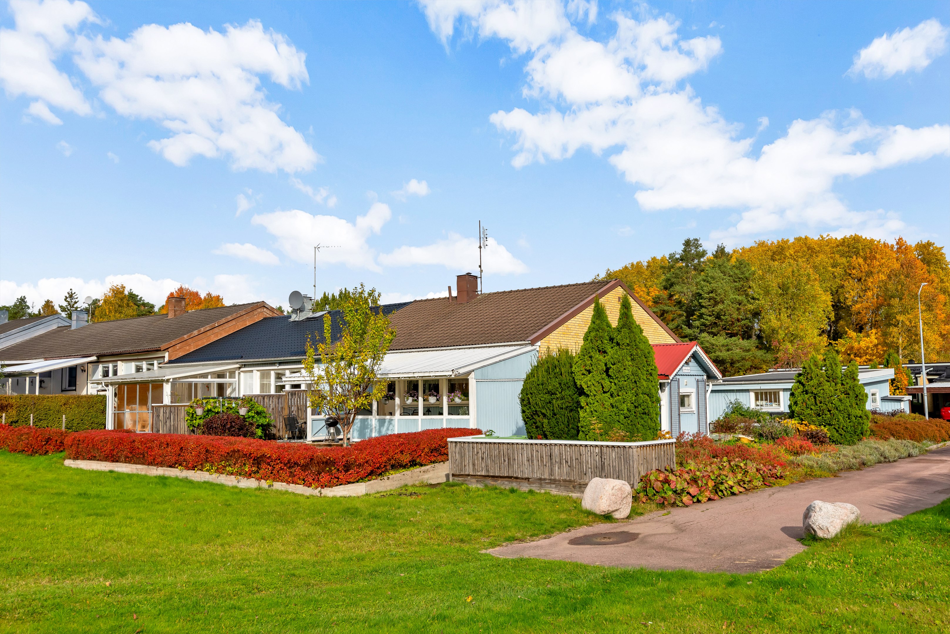 Bostadsbild från Arkitektvägen 46, Kommande i Vänge, Uppsala