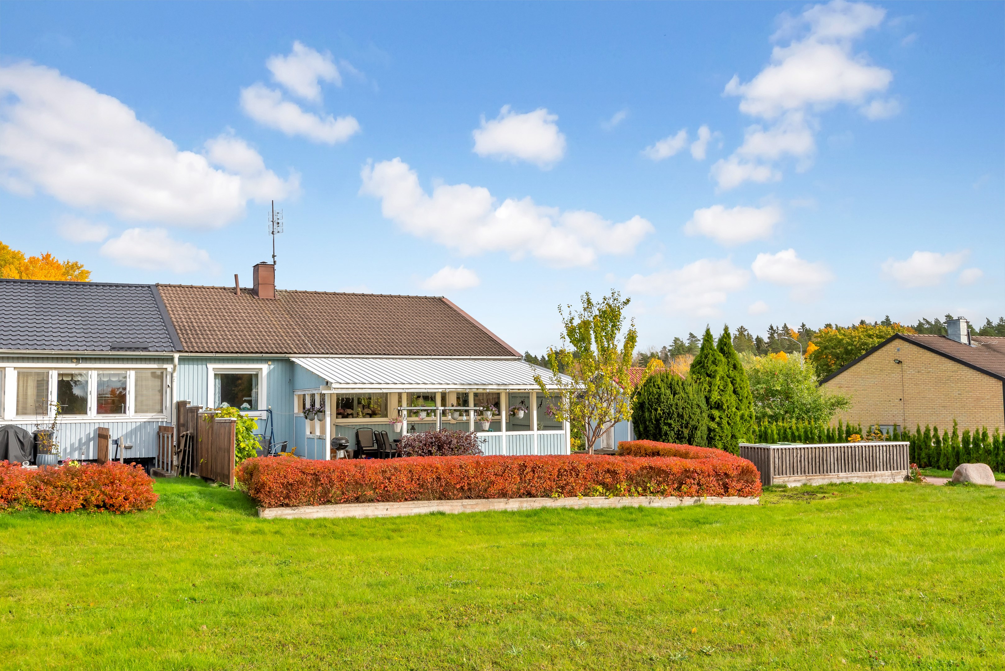 Bostadsbild från Arkitektvägen 46, Kommande i Vänge, Uppsala