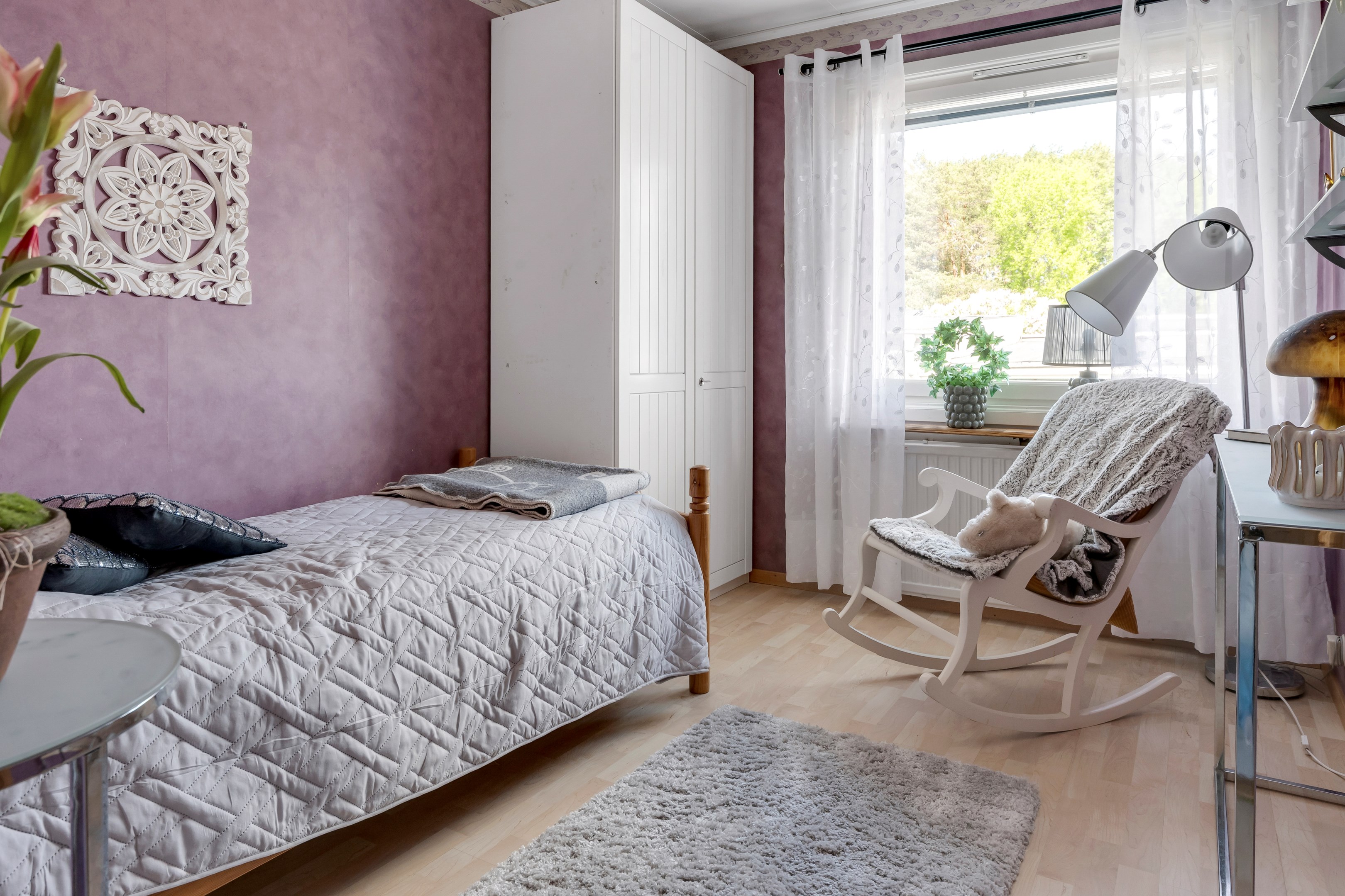 Bostadsbild från Arkitektvägen 46, Kommande i Vänge, Uppsala