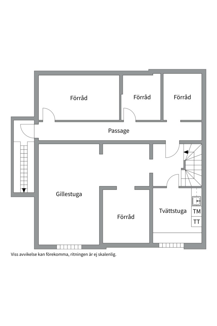 Planlösning från Arkitektvägen 46, Kommande i Vänge, Uppsala