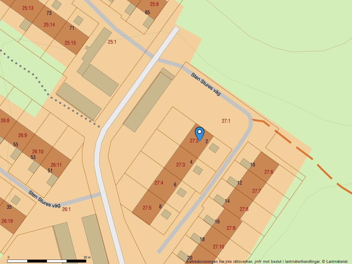 Bostadsbild från Sten Stures väg 2, Till salu i Duvnäs Utskog, Nacka