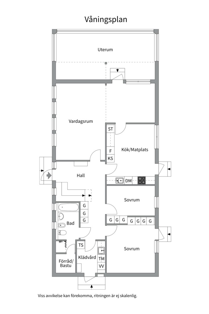 Planlösning från Långalma 139, Till salu i Östhammar, Östhammar