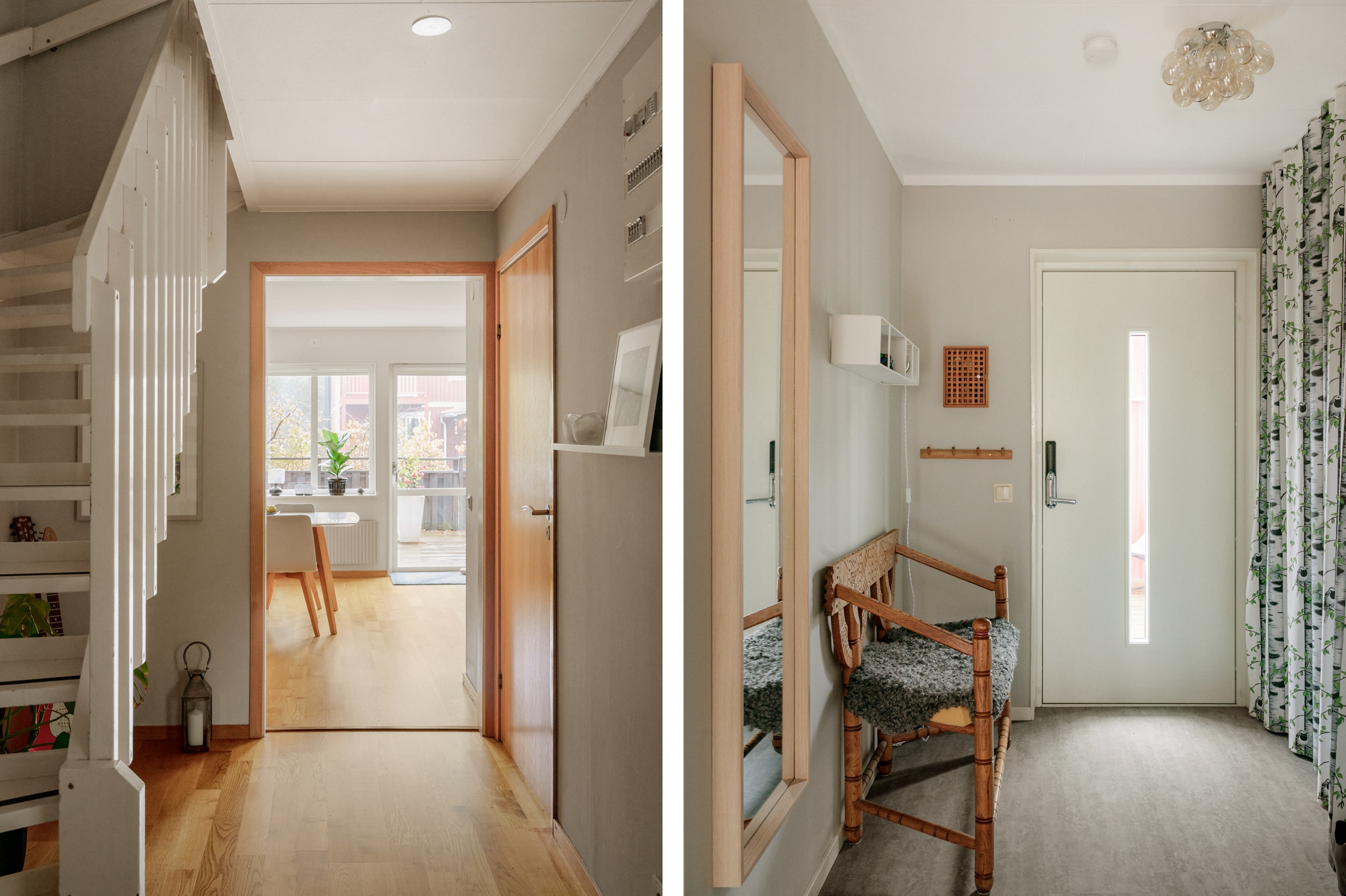 Inre hall & entréhall på husets entréplan.