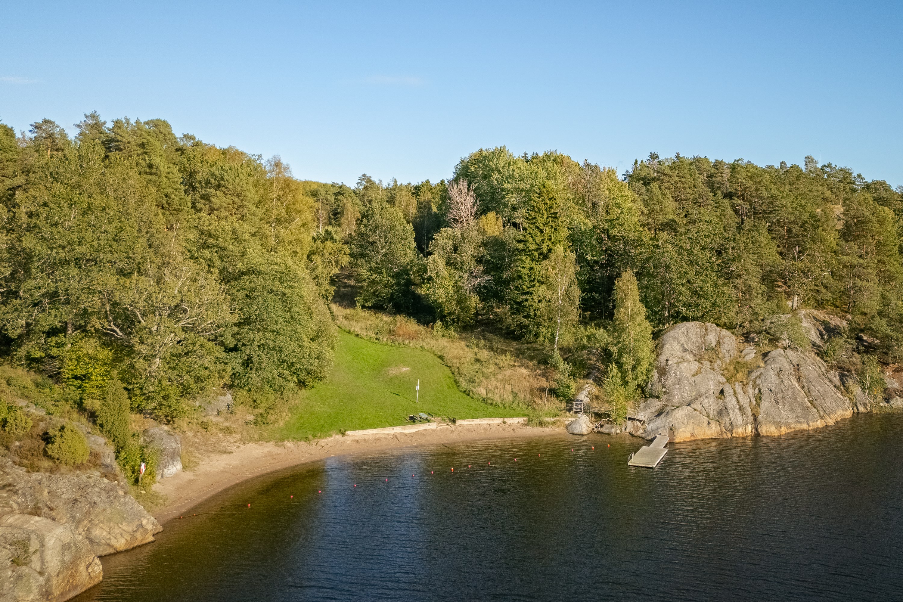 Ålbadet - ett av flera bad utmed Herrviken