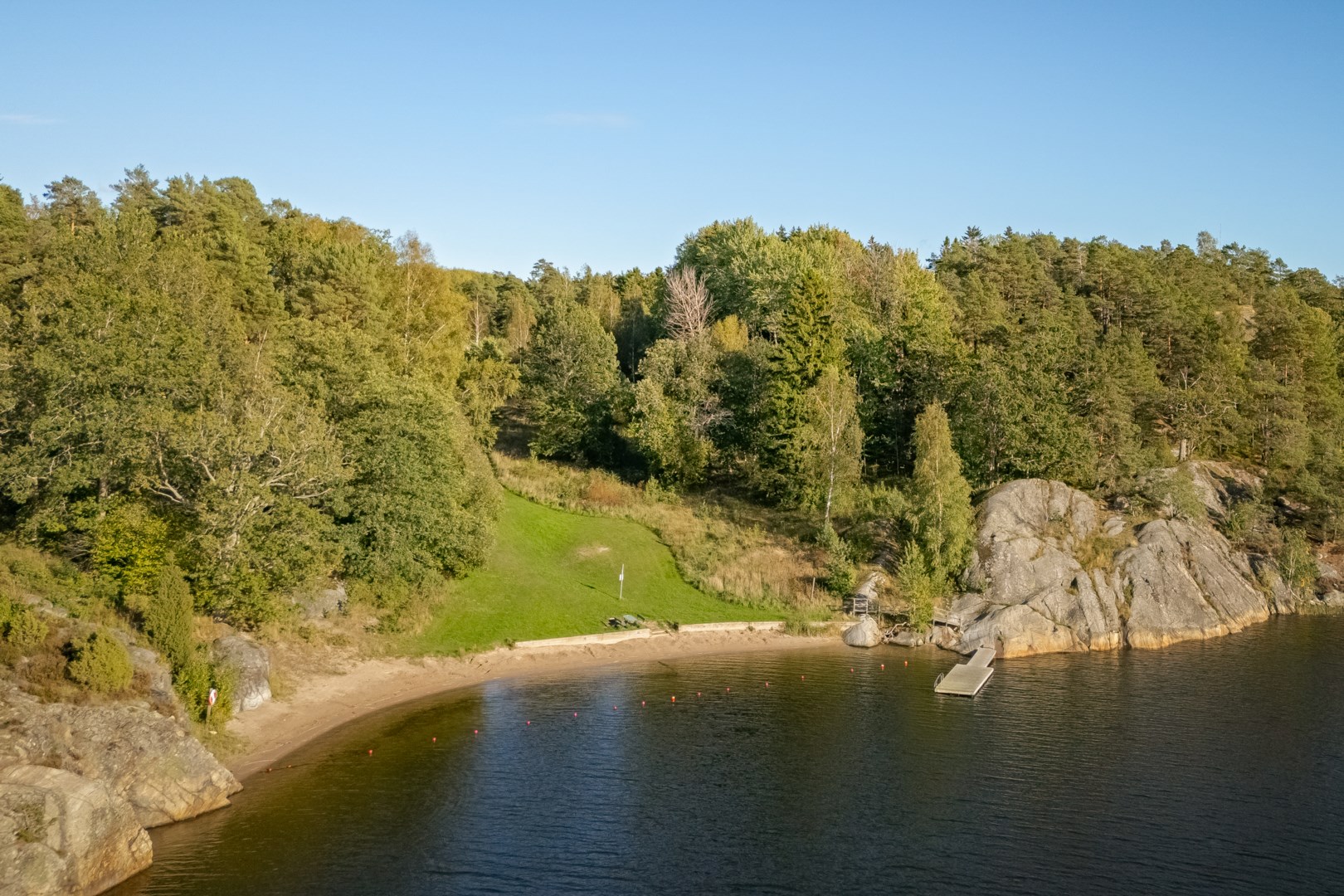 Ålbadet - ett av flera bad utmed Herrviken