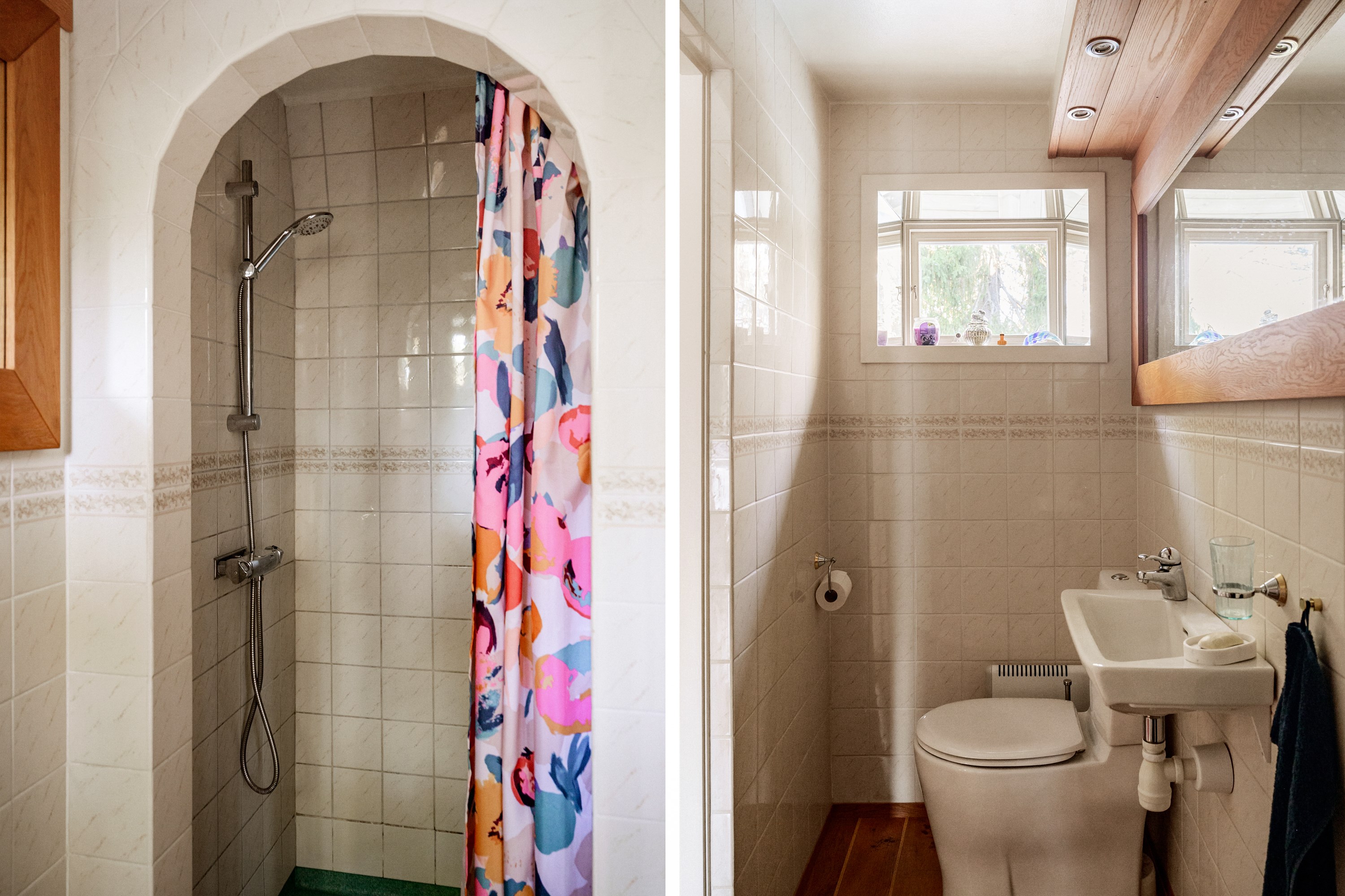 Badrum med dusch entréplan