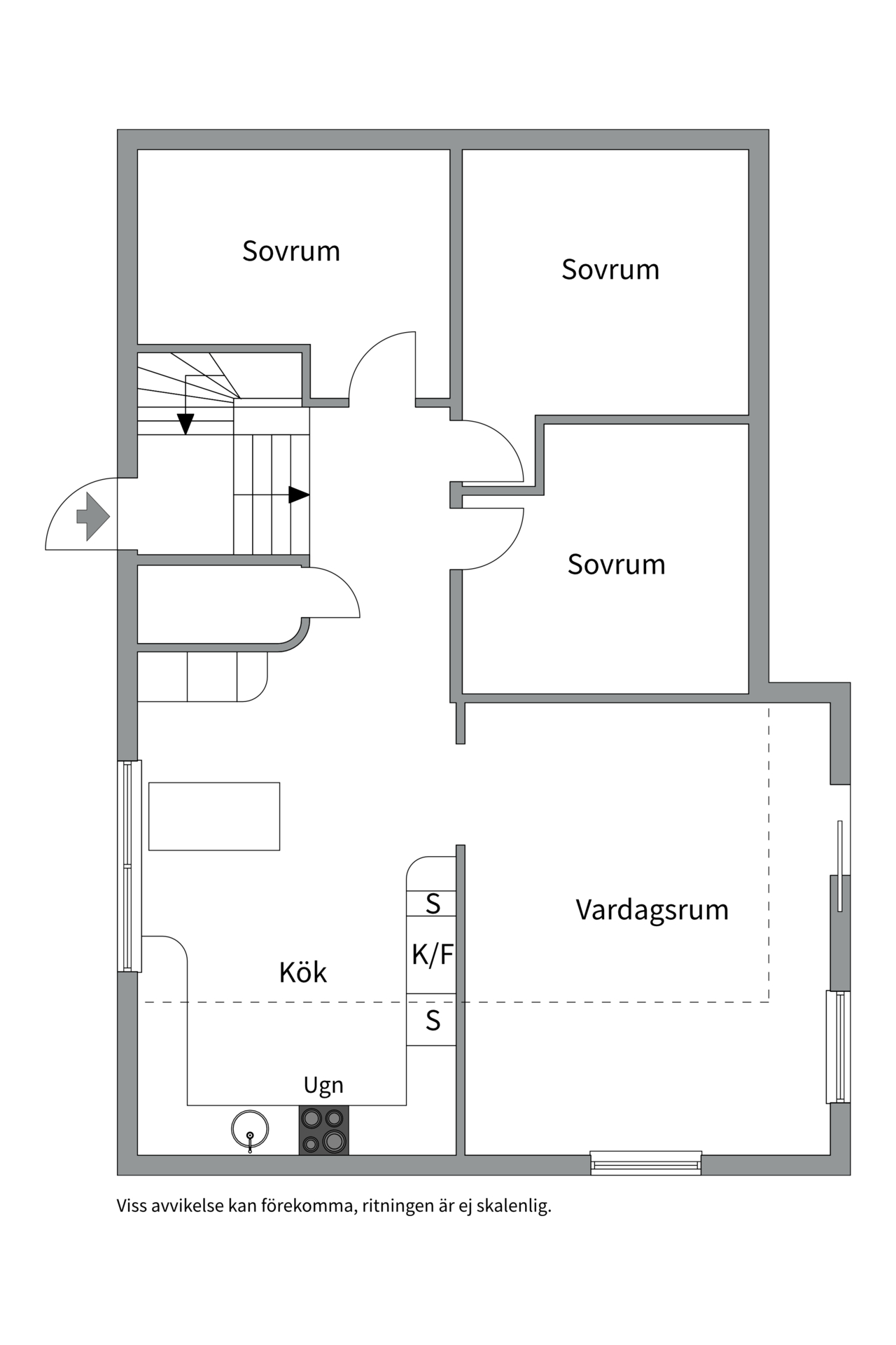 Bostadsbild från Fiskarvägen 18A, Till salu i Skultuna, Västerås