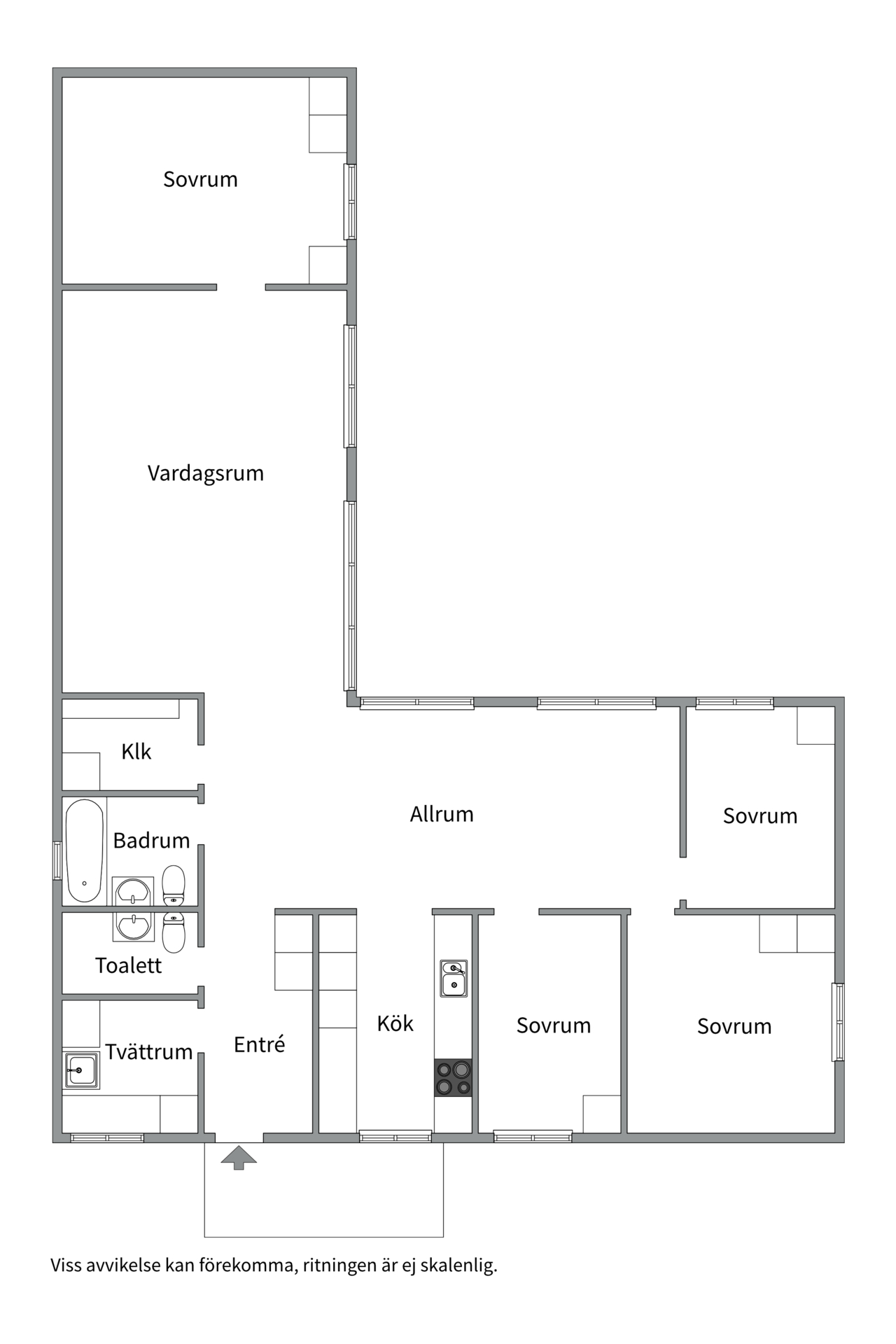 Bostadsbild från Bessemergatan 107, Såld i Bäckby, Västerås