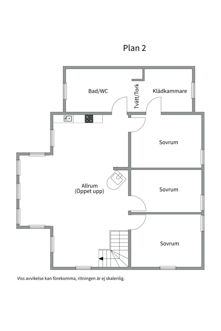 Planlösning från Gryta Rosenborg 12, Kommande i Örsundsbro, Enköping