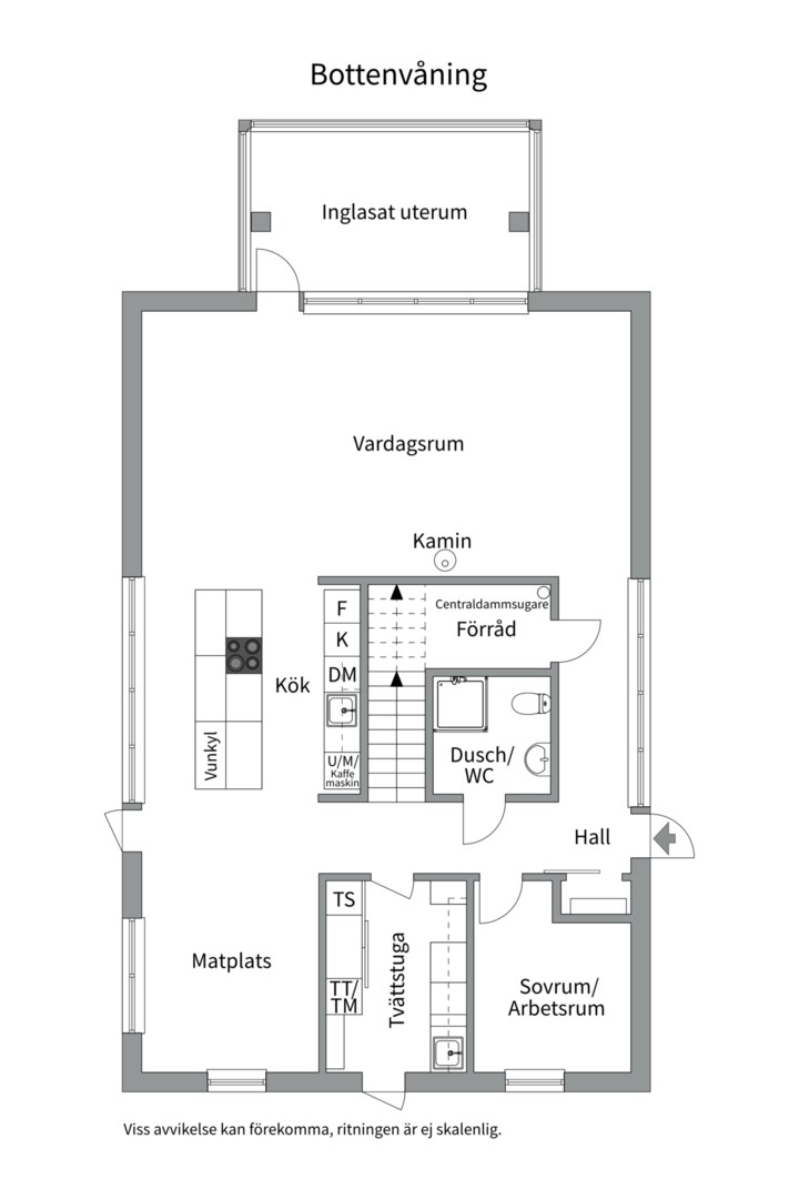 Planlösning från Elgbolstavägen 22, Till salu i Danmark, Uppsala