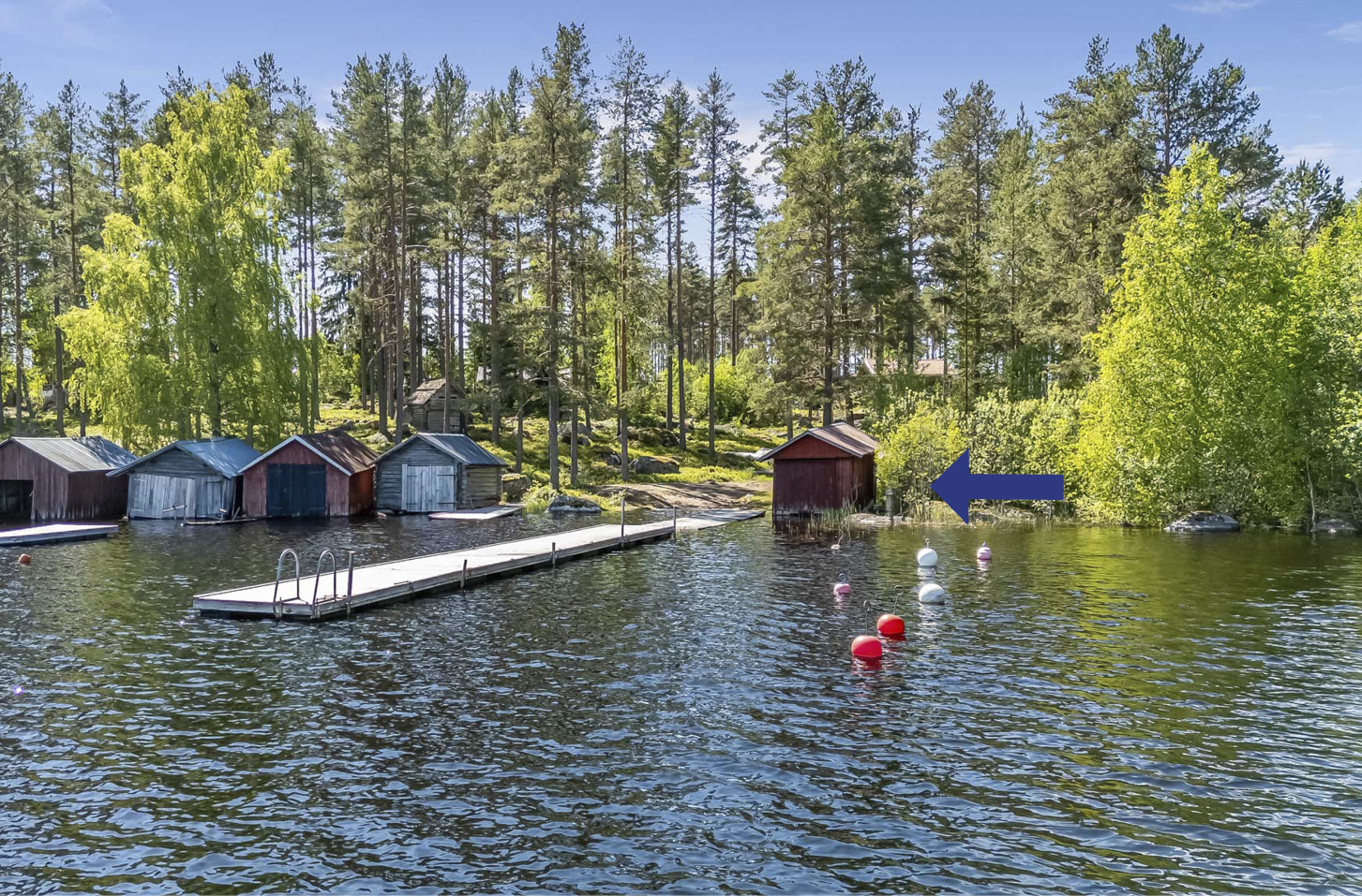 Båthus på samfälld mark