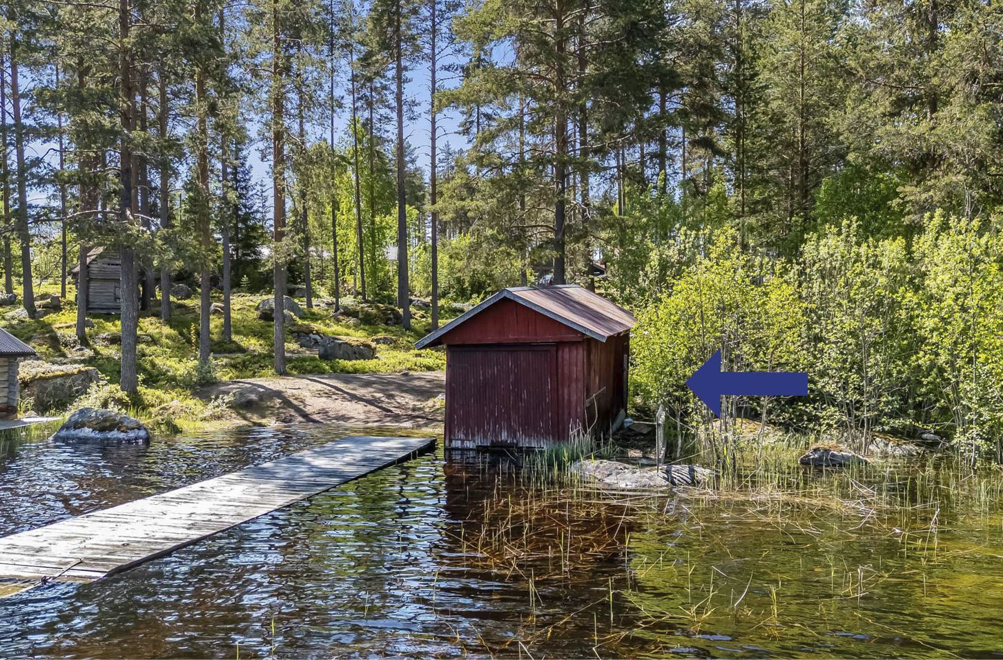 Båthus på samfälld mark