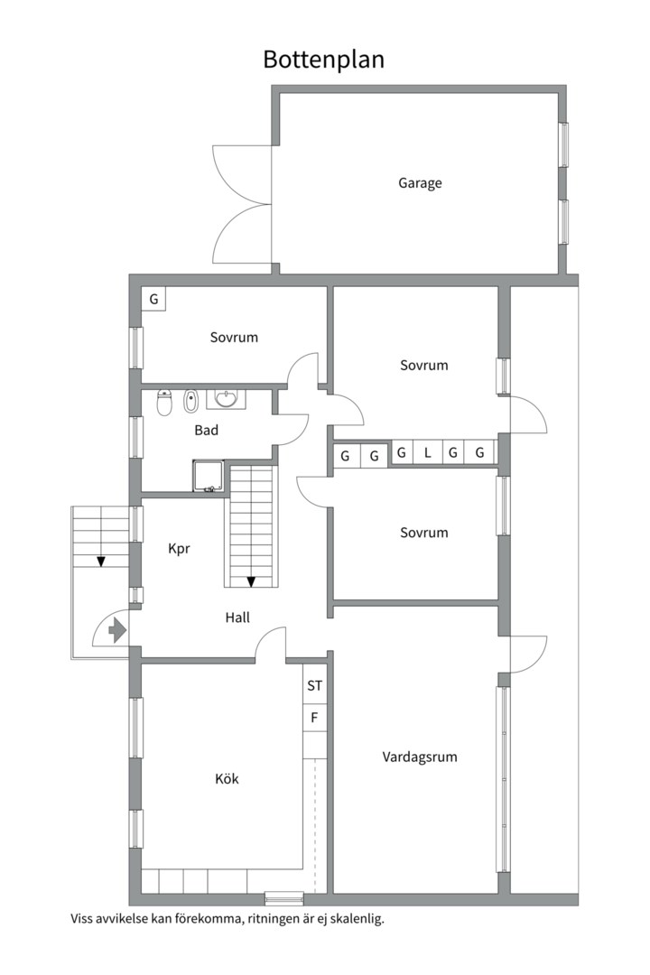 Planlösning från Vårbroddsvägen 34, Till salu i Knivsta, Knivsta