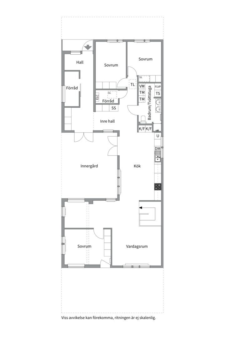 Planlösning från Långrevsgatan 22, Till salu i Fiskarhöjden - Saltsjöbaden, Nacka