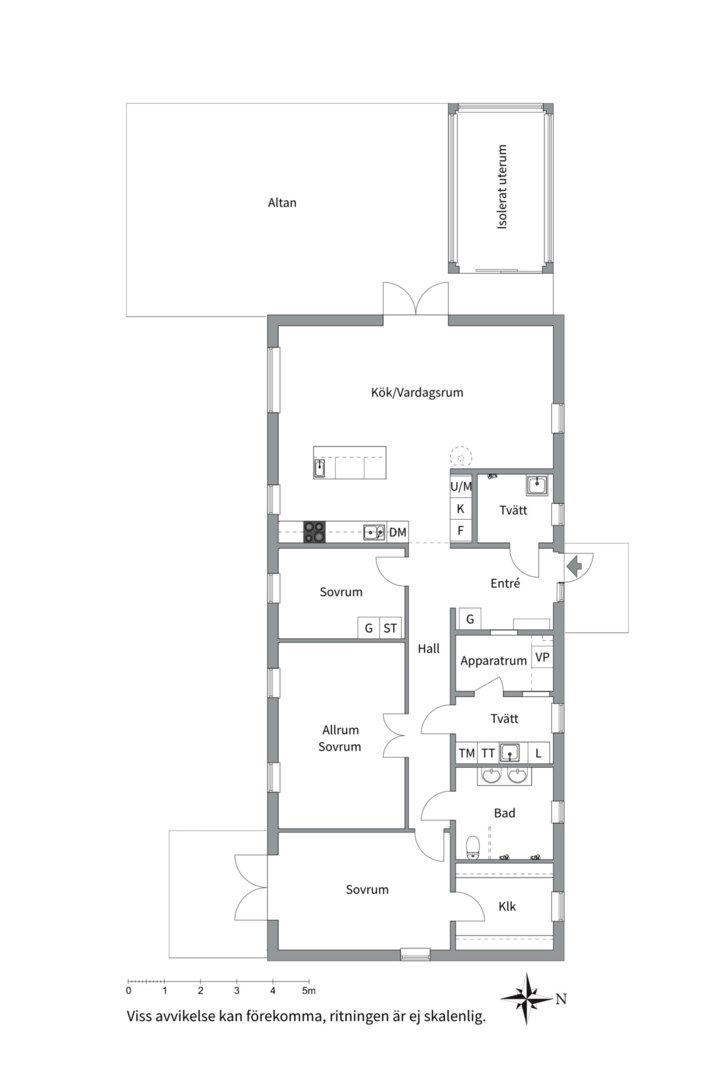 Planlösning från Tibble-Sundby 30, Kommande i Vänge, Uppsala