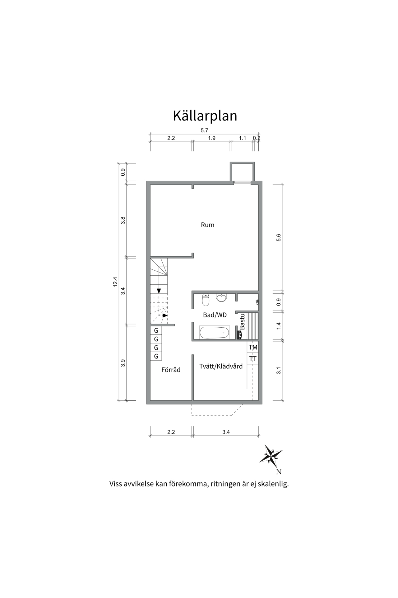 Bostadsbild från Norrtäljegatan 14 E, Till salu i Fålhagen, Uppsala