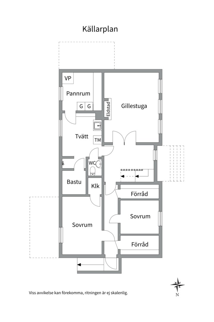Planlösning från Sunnerstavägen 2B, Såld i Sunnersta, Uppsala