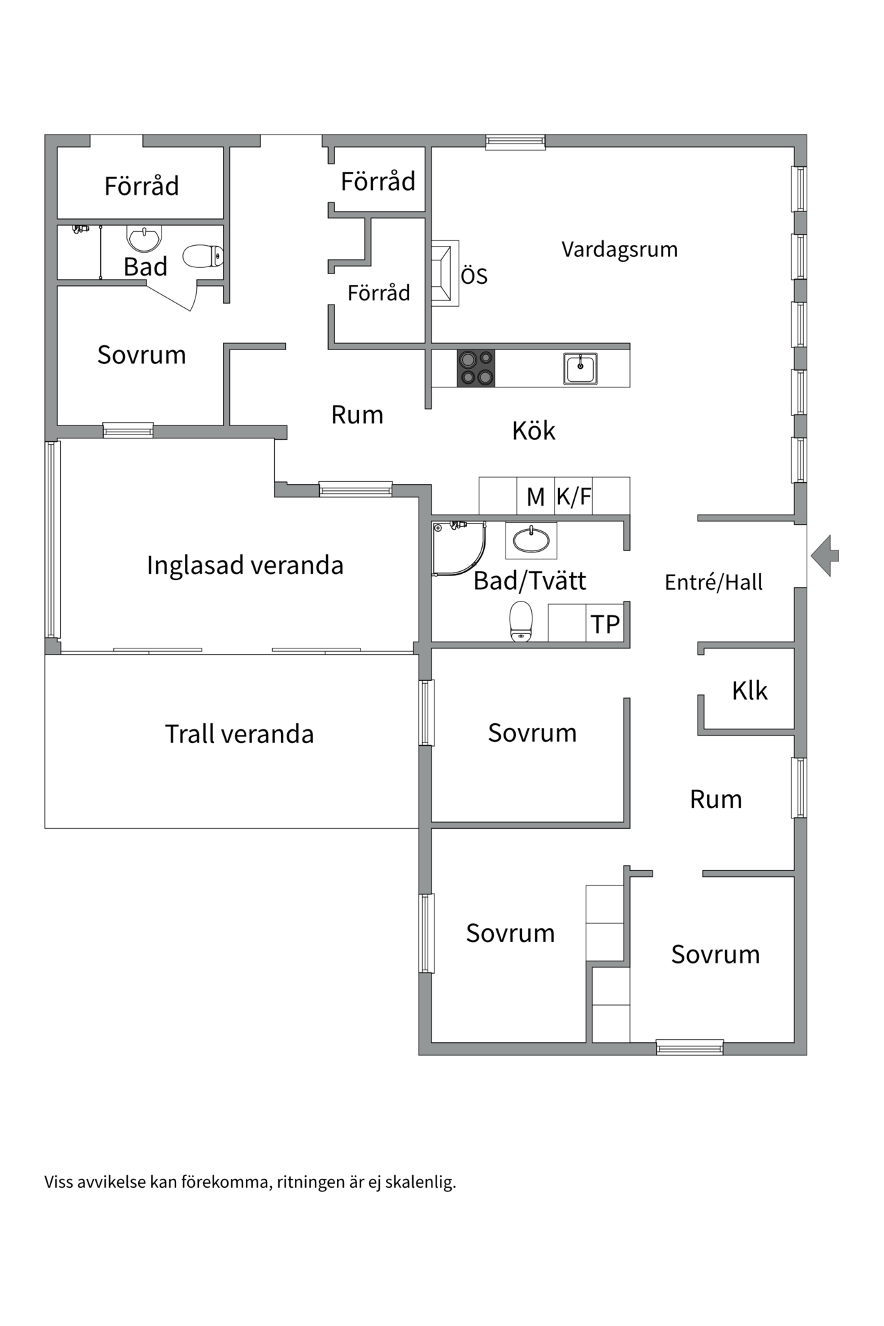 Bostadsbild från Mistelgatan 14, Såld i Johannesbäck, Uppsala