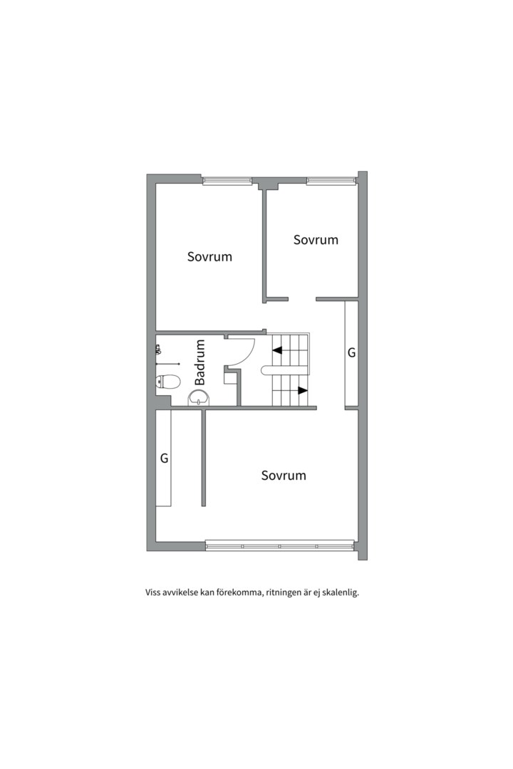 Planlösning från Infanterigatan 190, Kommande i Viksäng, Västerås