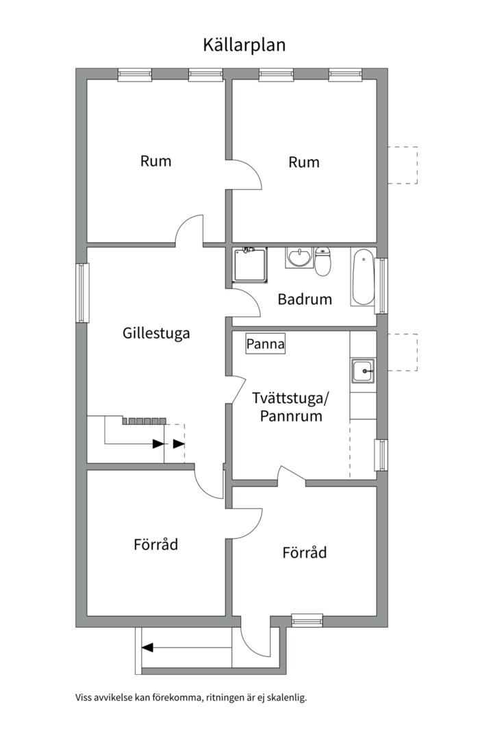 Planlösning från Trädgårdstorpsvägen 22, Kommande i Tullinge Parkhem, Botkyrka