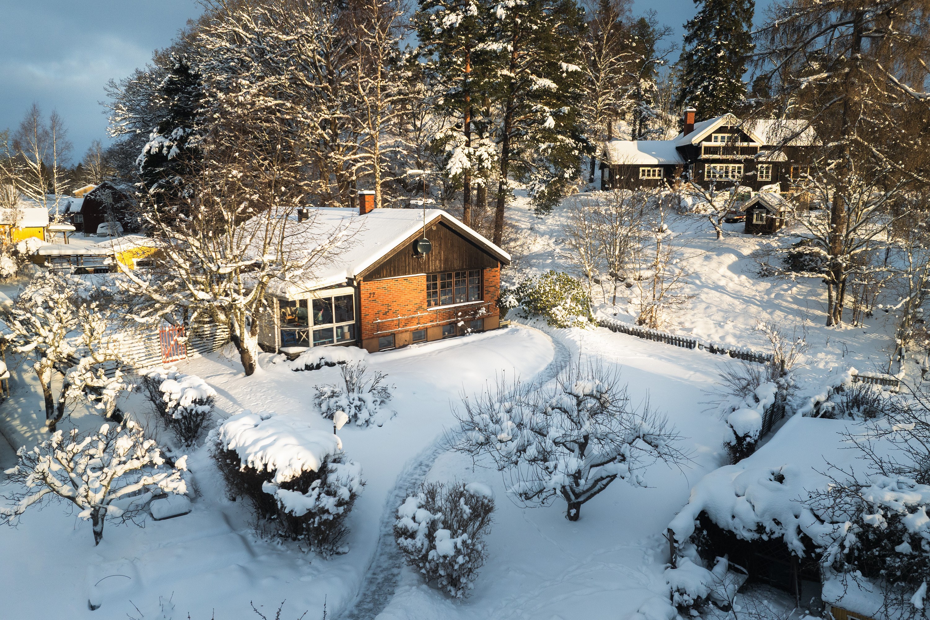 Bostadsbild från Trädgårdstorpsvägen 22, Kommande i Tullinge Parkhem, Botkyrka