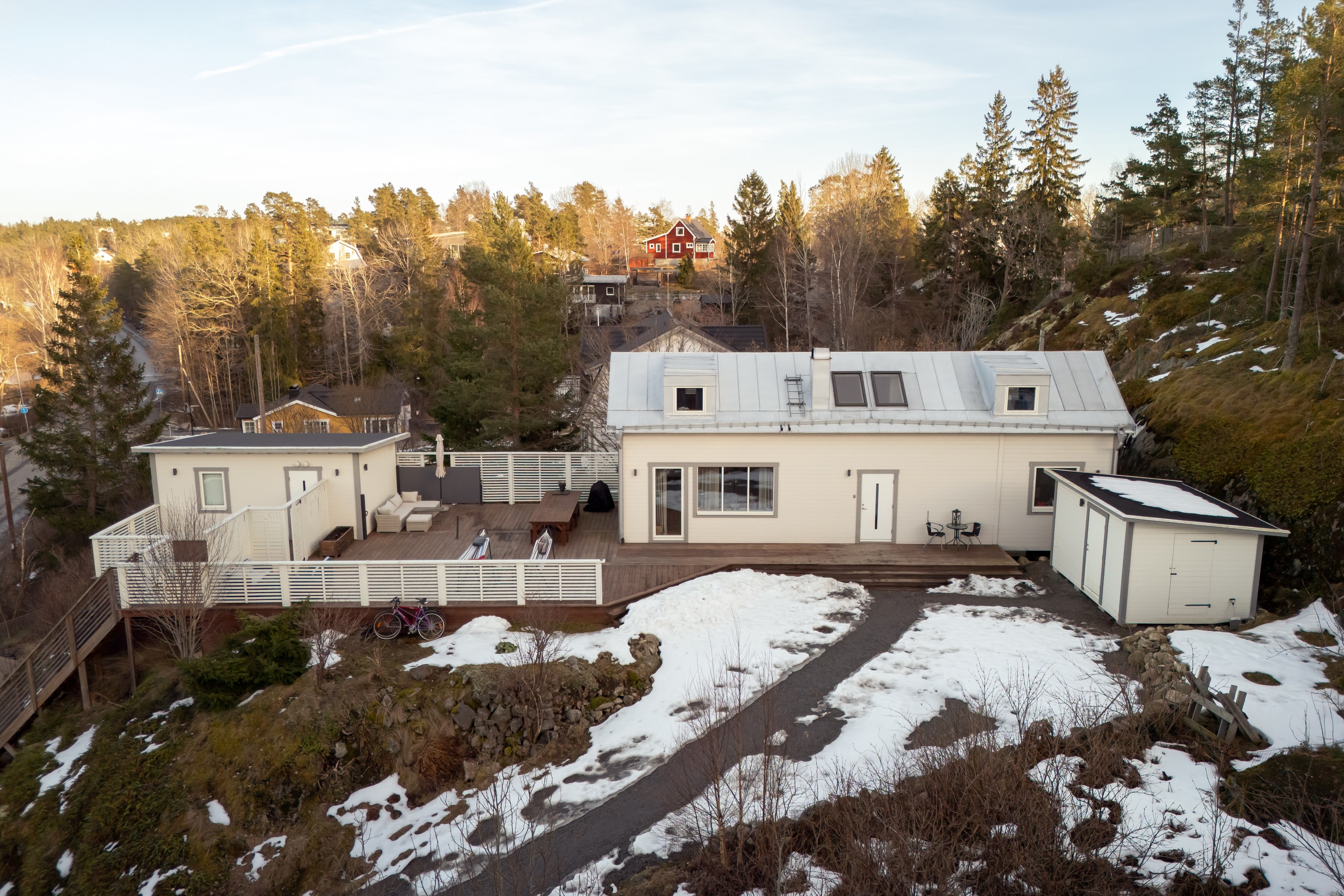 Bostadsbild från Sockenvägen 58, Kommande i Södra Lännersta, Nacka