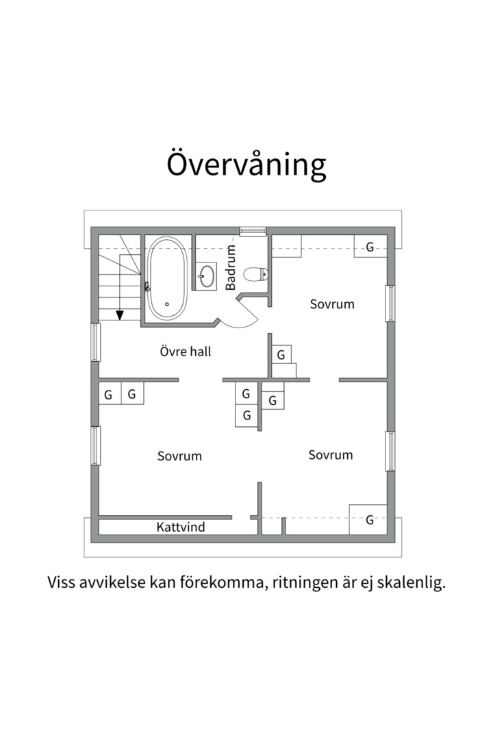Planlösning från Sandgropsgatan 6, Kommande i Svartbäcken, Uppsala