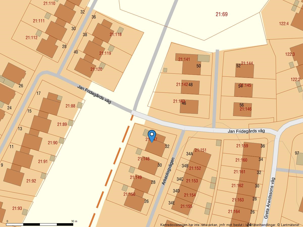 Bostadsbild från Arkeologvägen 32, Till salu i Gamla Uppsala, Uppsala