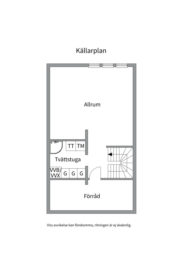 Planlösning från Knut Stangenbergs väg 30, Till salu i Duvnäs Utskog, Nacka