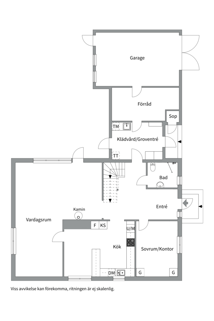 Planlösning från Ormbergssvängen 48, Till salu i Ormberget, Västerås