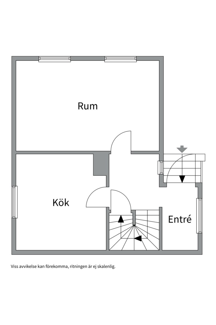Planlösning från Kungsgärdesplan 4, Kommande i Kungsgärdet, Uppsala