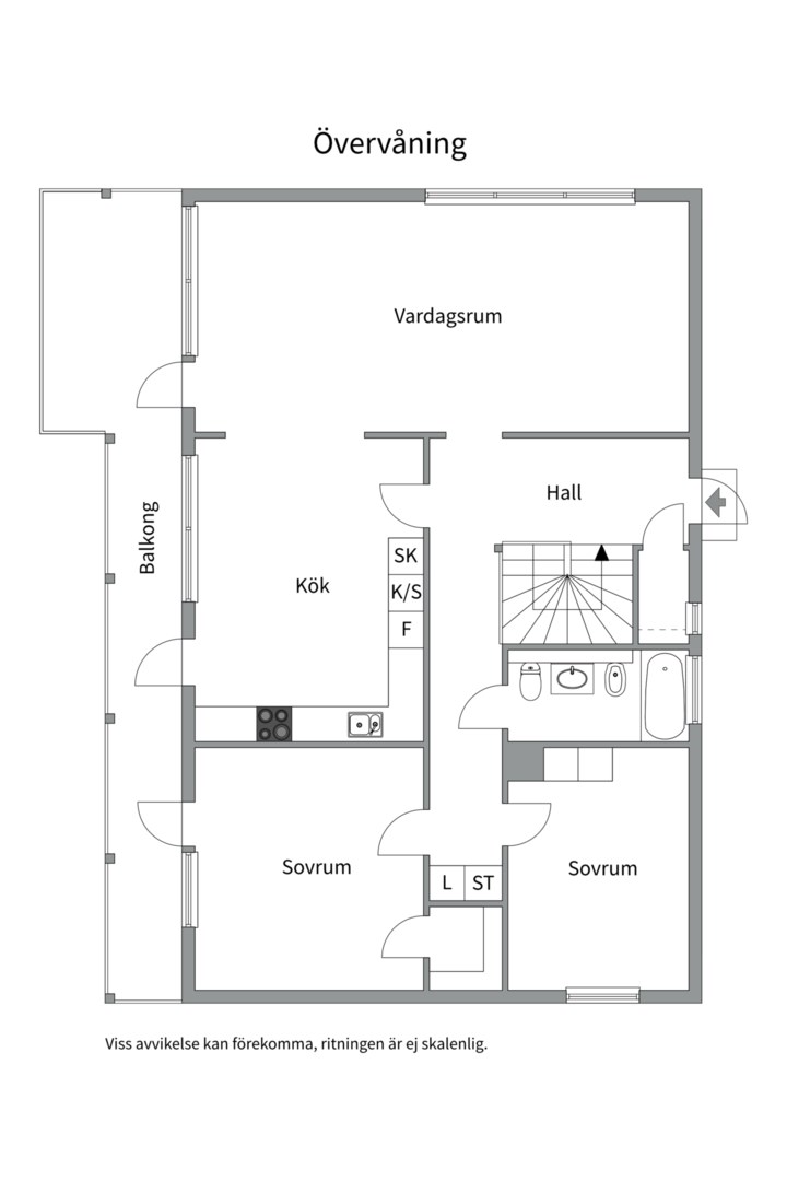 Planlösning från Adler Salvius väg 135, Kommande i Tullinge Parkhem, Botkyrka