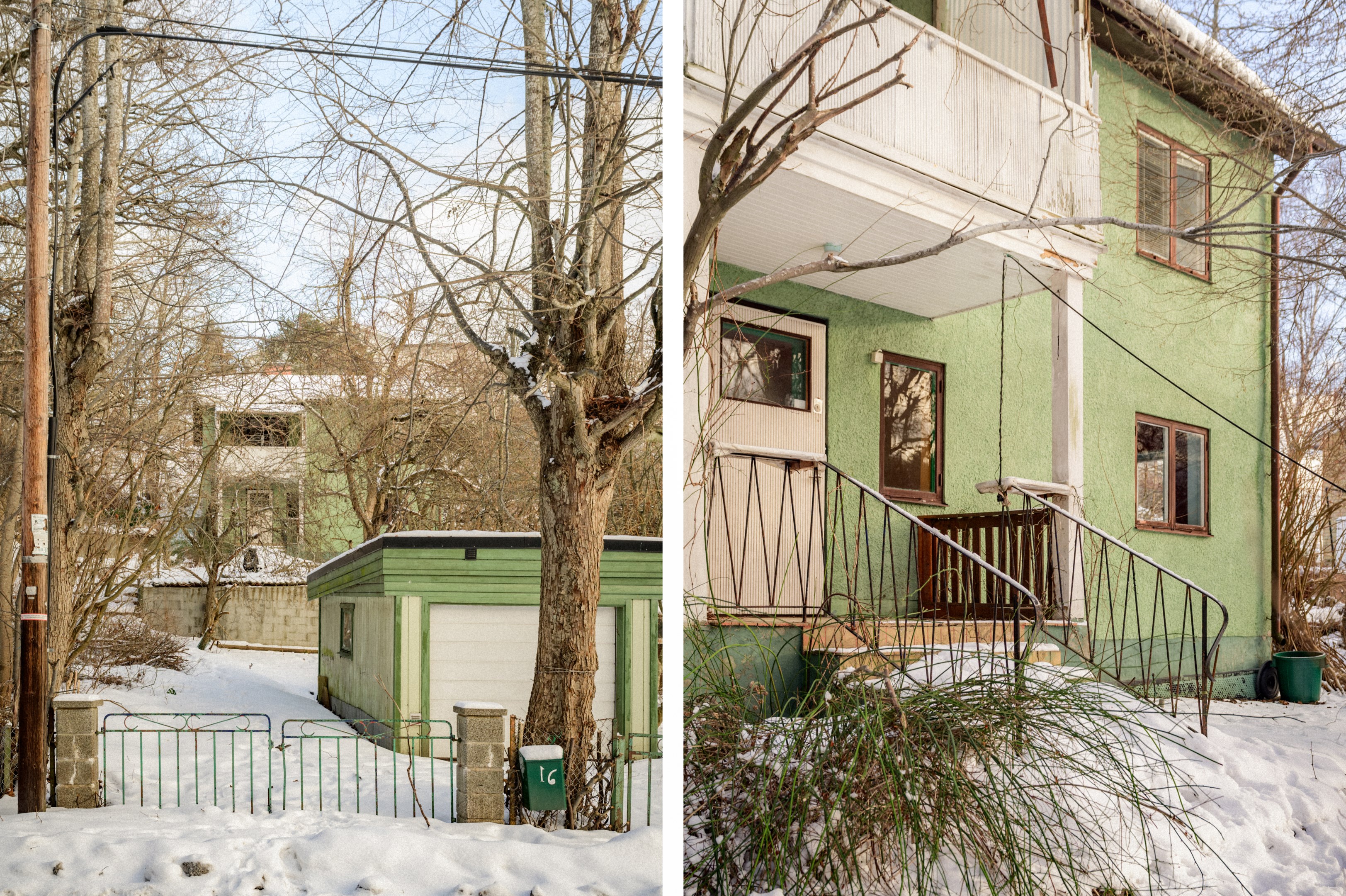 Trivsamt läge som sista fastighet utmed återvändsgata