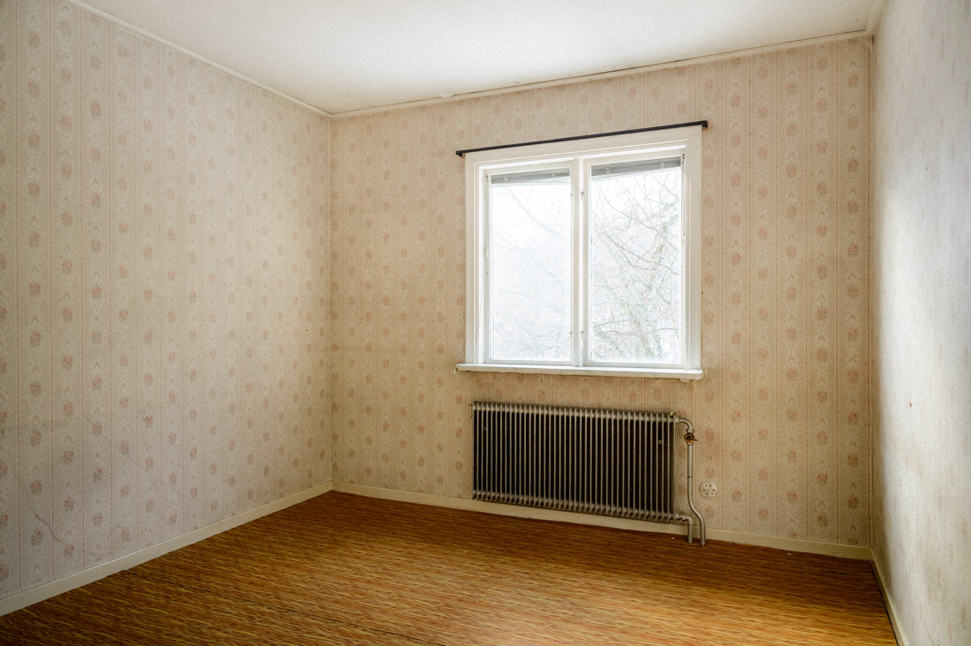 Sovrum med ljusinsläpp från söder