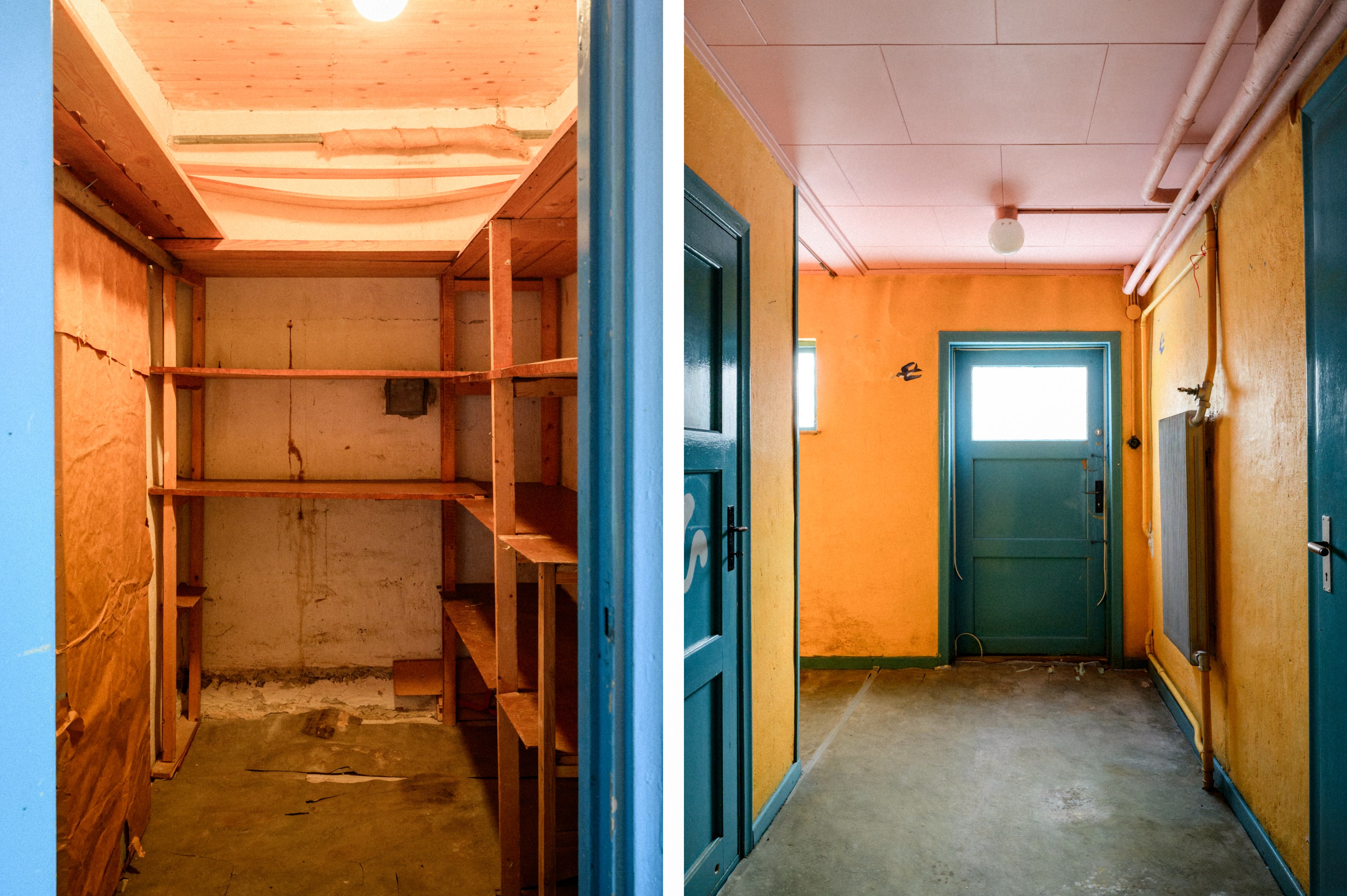 Groventré med anslutande matkällare