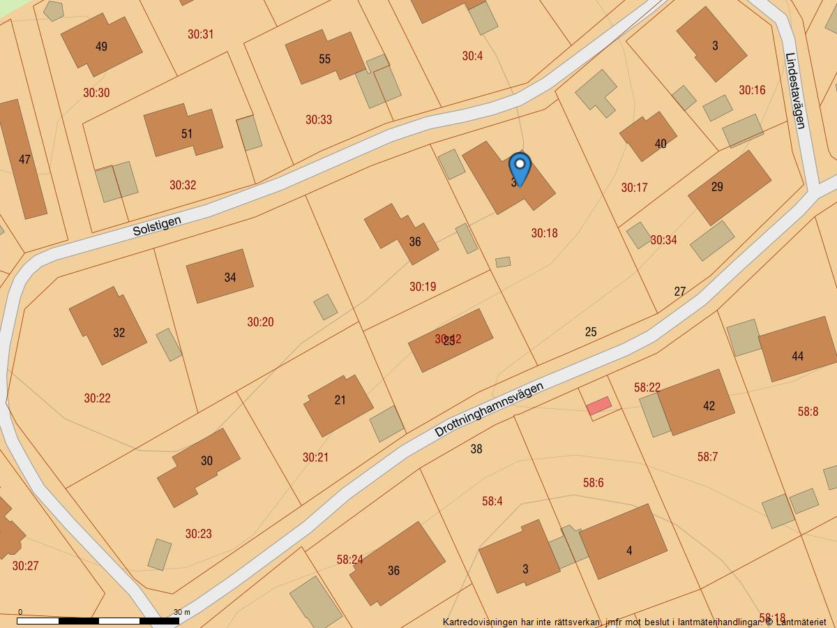 Bostadsbild från Solstigen 38, Till salu i Skuru, Nacka