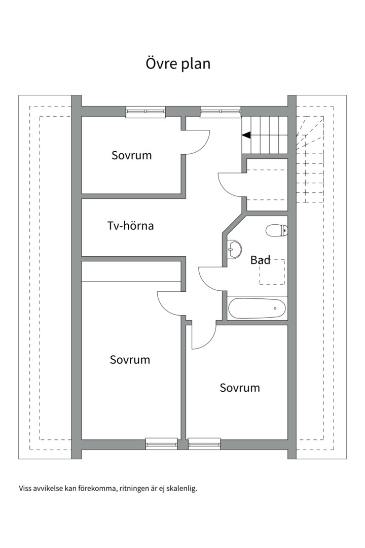Planlösning från Hasseluddsvägen 128B, Till salu i Hasseludden, Nacka