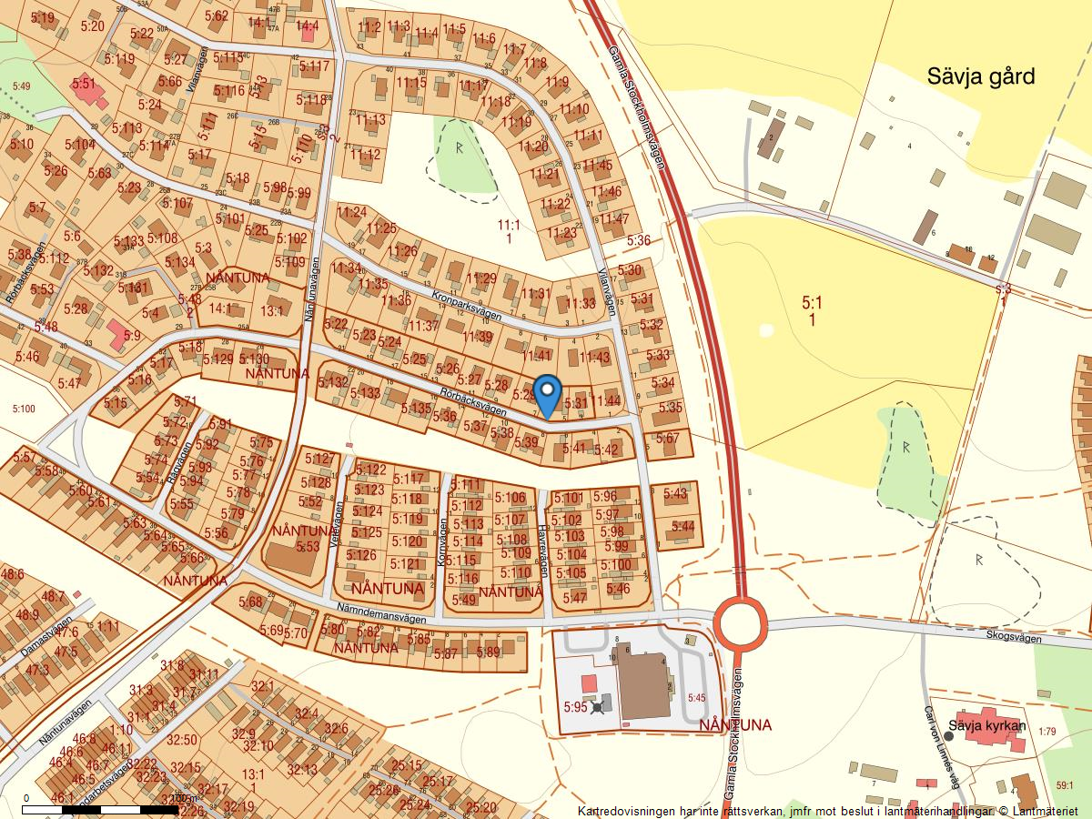 Bostadsbild från Rörbäcksvägen 5, Kommande i Nåntuna, Uppsala