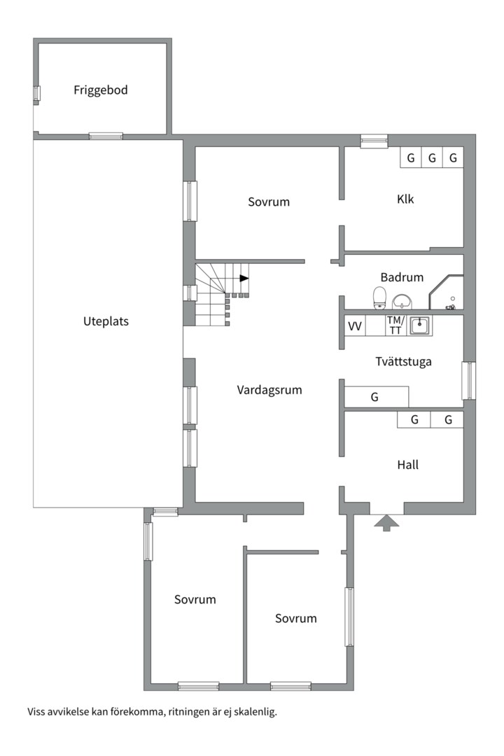 Planlösning från Knut Pernos väg 4, Till salu i Saltsjö-Duvnäs, Nacka