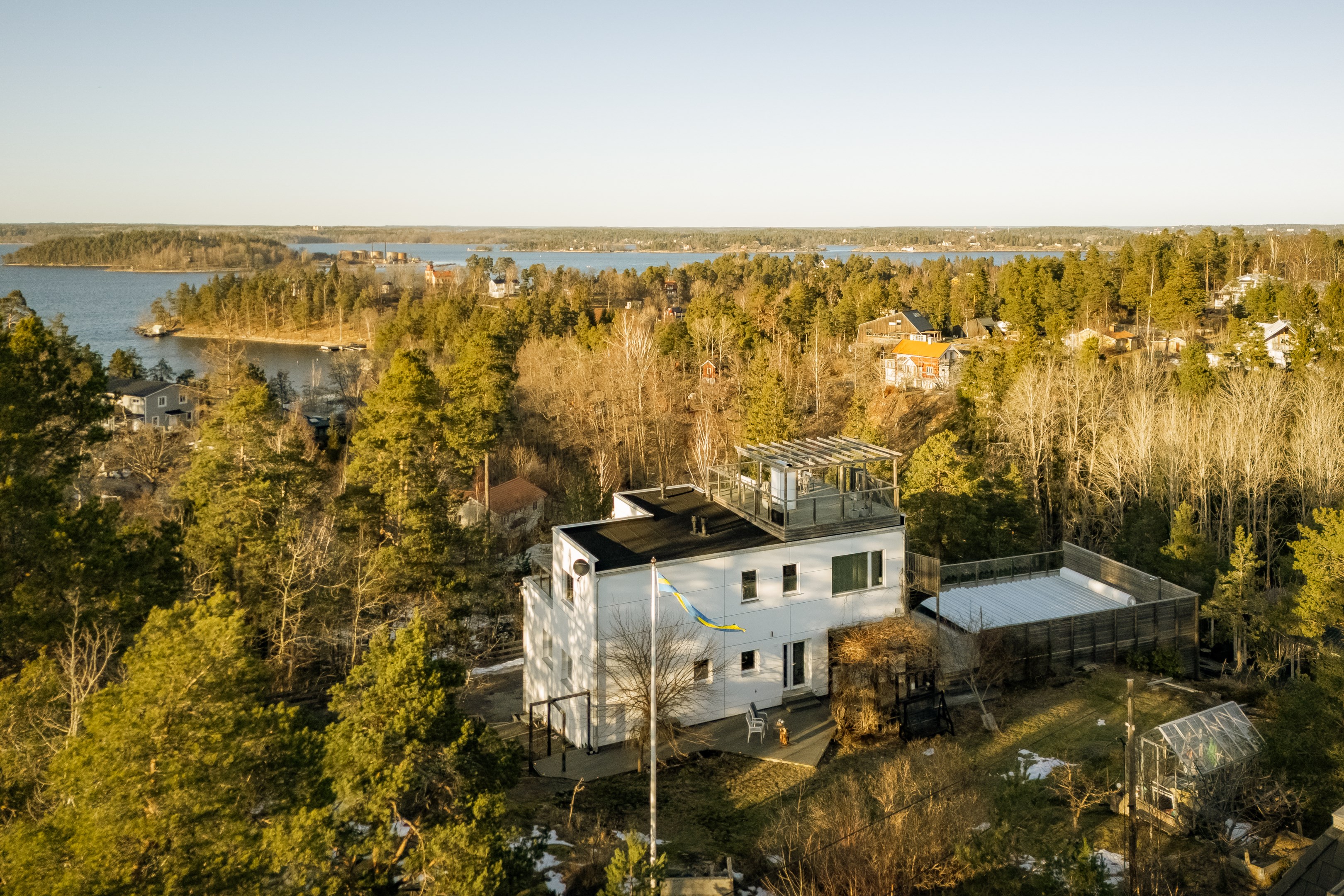 Bostadsbild från Enrisvägen 4B, Såld i Kummelnäs, Nacka