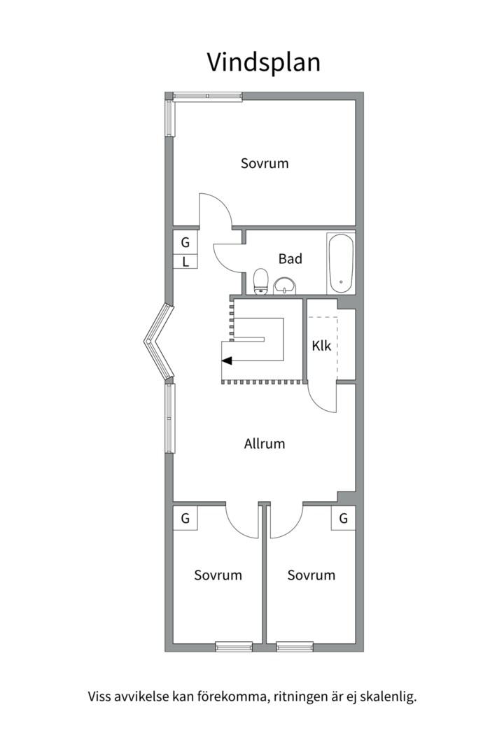 Planlösning från Gruvfogdevägen 2, Såld i Vattholma, Uppsala