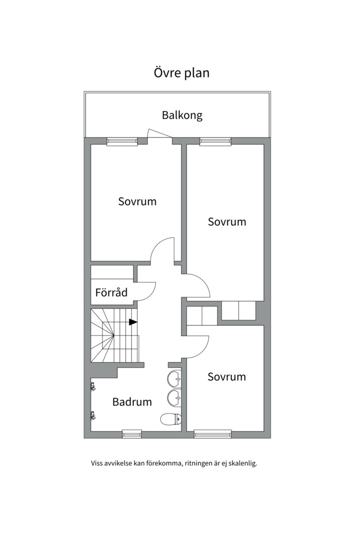 Planlösning från Dalkarlsvägen 63, Kommande i Djurö, Värmdö