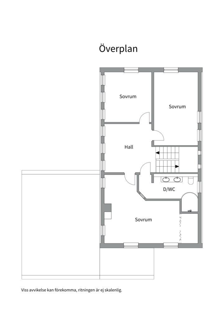 Planlösning från Kristinavägen 24, Till salu i Saltsjö-Duvnäs, Nacka