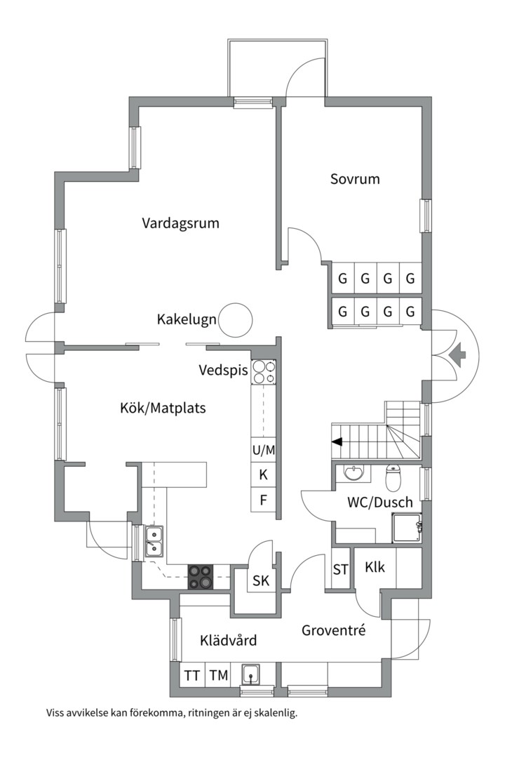 Planlösning från Råby Park 26, Till salu i Vittulsberg, Uppsala