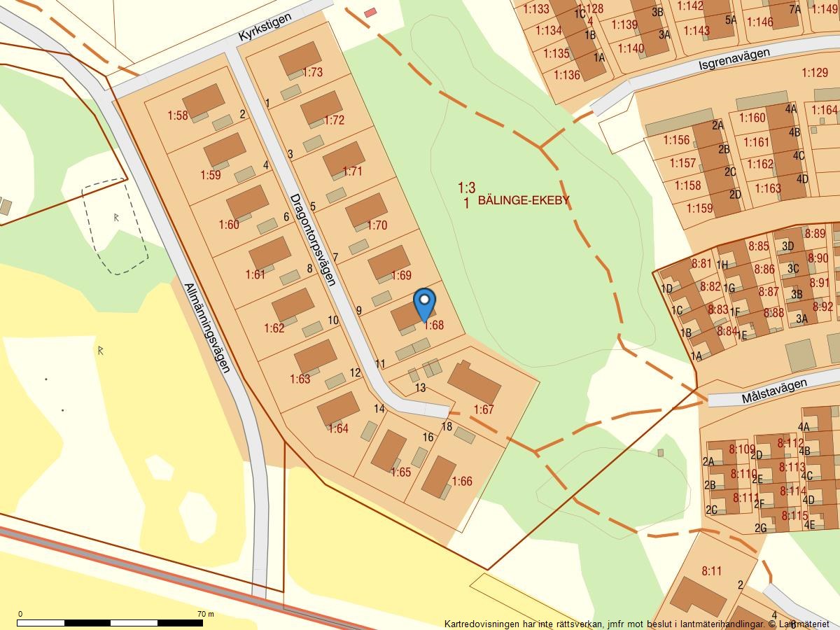 Bostadsbild från Dragontorpsvägen 11, Såld i Bälinge, Uppsala