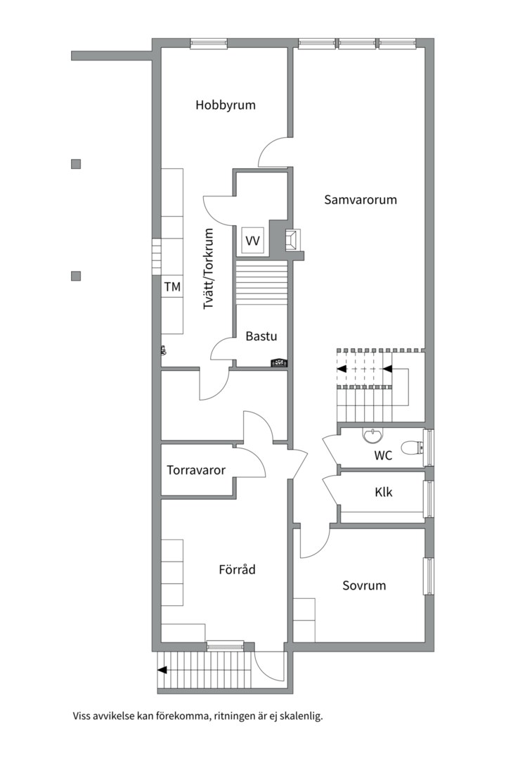 Planlösning från Dragontorpsvägen 11, Såld i Bälinge, Uppsala