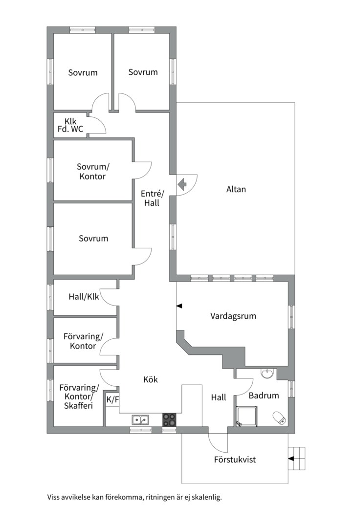 Planlösning från Hinsaringen 31, Kommande i Evlinge, Värmdö