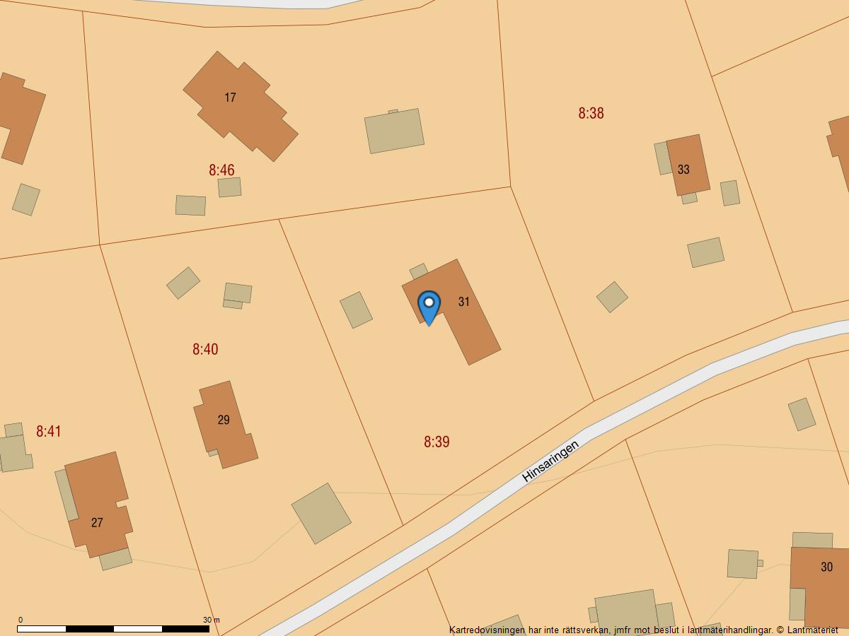 Bostadsbild från Hinsaringen 31, Kommande i Evlinge, Värmdö